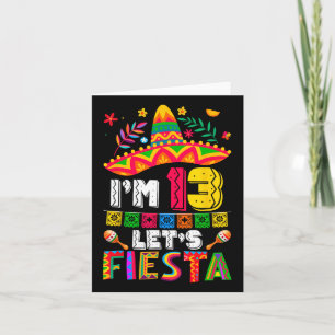 Tarjeta Tengo 13 años Fiesta 13 años México