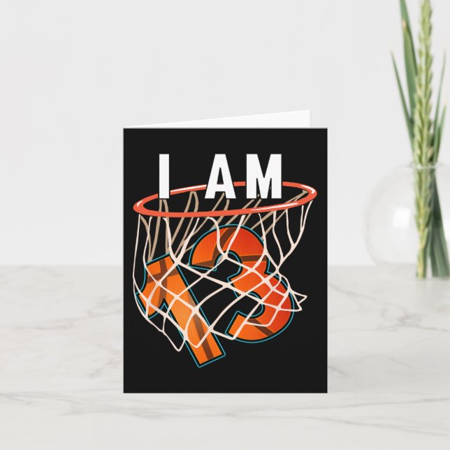 Tarjeta Tengo 13 temas de básquetbol, 13 años de fiesta (Anverso)