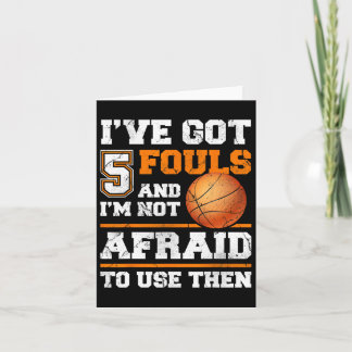 Tarjeta Tengo 5 hoyos y no tengo miedo de usarlos.