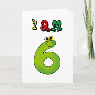 Tarjeta Tengo 6 años