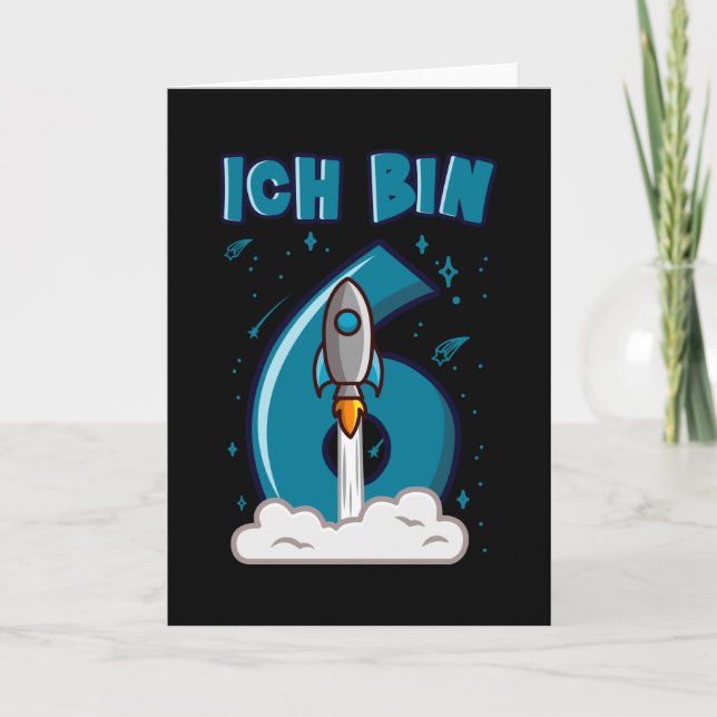 TARJETA TENGO 6 AÑOS Y SEXTO NACIMIENTO (Anverso)