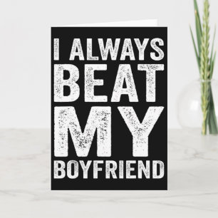 Tarjeta Tengo a mi novio siempre divertida relación Vale