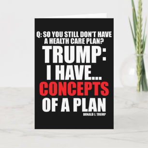 Tarjeta Tengo... Conceptos De Un Plan De Votación Trump 20