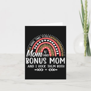 Tarjeta Tengo dos títulos mamá mamá bonus día de la madre 