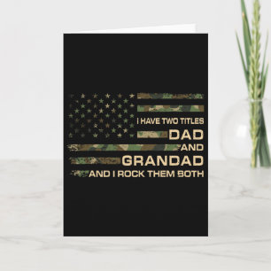Tarjeta Tengo Dos Títulos Papá Y Abuelo Día Del Padre Dive