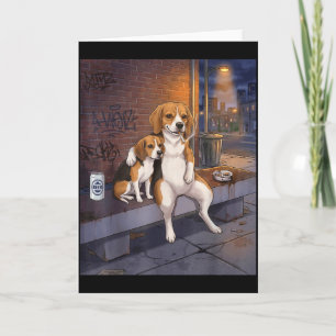 Tarjeta Tengo Ese Perro Dentro De Mí Chistoso Beagle Fuman