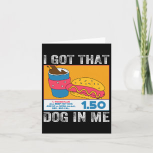 Tarjeta Tengo Ese Perro Dentro De Mí Divertido Combo De Ho