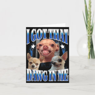 Tarjeta Tengo ese perro en Amantes de Chihuahua perro dive