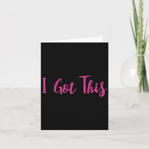 Tarjeta Tengo Este Regalo Motivador
