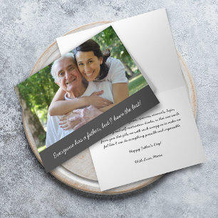 Tarjeta Tengo la mejor foto Día del Padre