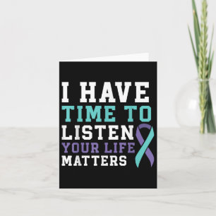 Tarjeta Tengo Tiempo De Escuchar Tu Vida Como Salud Mental