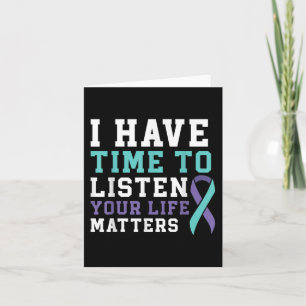 Tarjeta Tengo Tiempo De Escuchar Tu Vida Como Salud Mental