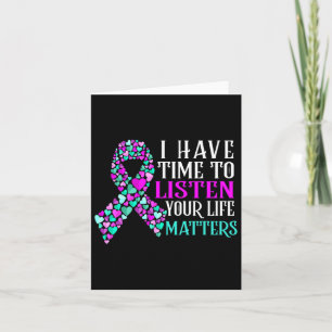 Tarjeta Tengo Tiempo Para Escuchar El Suicidio De Salud Me