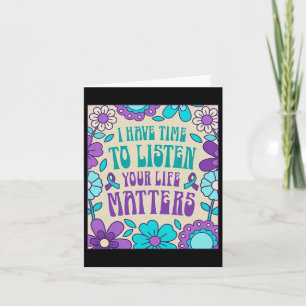 Tarjeta Tengo Tiempo Para Escuchar La Conciencia De La Pre