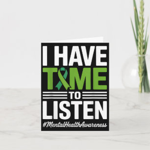 Tarjeta Tengo Tiempo Para Escuchar La Conciencia De La Pre