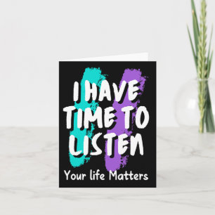 Tarjeta Tengo Tiempo Para Escuchar La Conciencia De La Pre