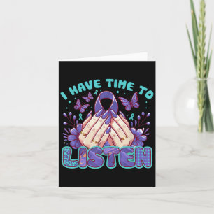 Tarjeta Tengo Tiempo Para Escuchar La Salud Mental Y El Su