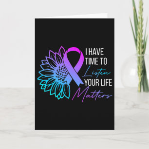 Tarjeta Tengo Tiempo Para Escuchar Salud Mental Conciencia