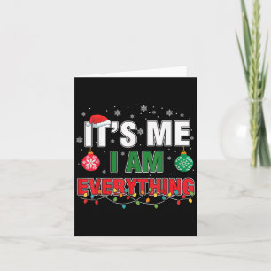 Tarjeta Tengo Todo Lo Que Quiero Para Navidad Soy Yo Soy 