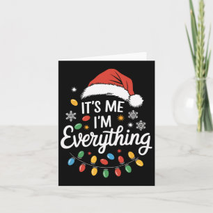 Tarjeta Tengo Todo Lo Que Quiero Para Navidades Es Yo Soy