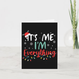 Tarjeta Tengo Todo Lo Que Quiero Para Navidades Es Yo Soy