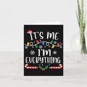 Tarjeta Tengo Todo Lo Que Quiero Para Navidades Es Yo Soy