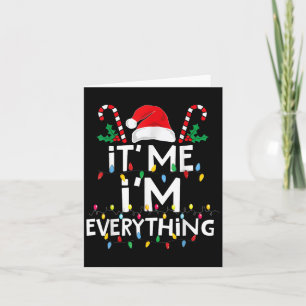 Tarjeta Tengo Todo Lo Que Quiero Para Navidades Es Yo Soy
