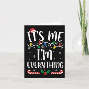 Tarjeta Tengo Todo Lo Que Quiero Para Navidades Es Yo Soy