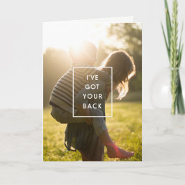 Tarjeta Tengo tu espalda, el día de la madre