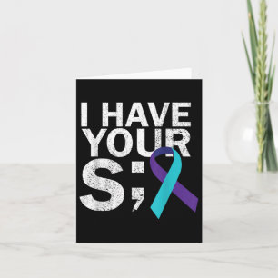 Tarjeta Tengo Tu Seis Mes De Concienciación Suicida Por El