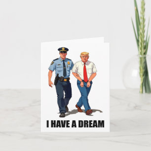 Tarjeta Tengo un sueño, anti Trump