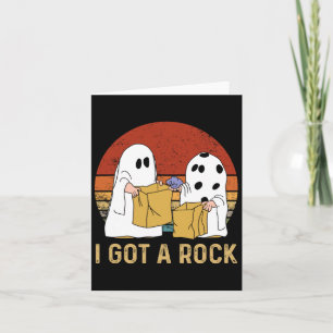 Tarjeta Tengo Un Truco De Camisas De Rock Para Halloween O