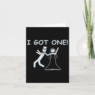 Tarjeta Tengo Una Novia Boda Divertida.