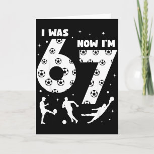 Tarjeta Tenía 6 ahora tengo 7 niños fútbol 7 años cumpleañ