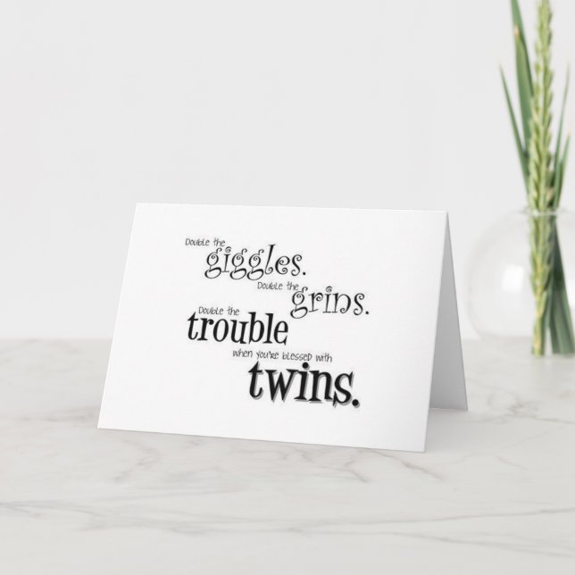 TARJETA ***TENÍAS CONGRAMAS TWINS*** PARA AMBOS (Anverso)