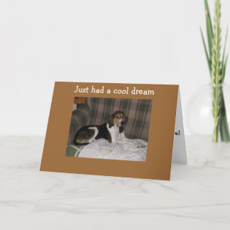 TARJETA ¡TENÍAS UN SUEÑO QUE TIENES 40! ¡NO YO!