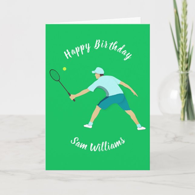 Tarjeta Tenis (Anverso)