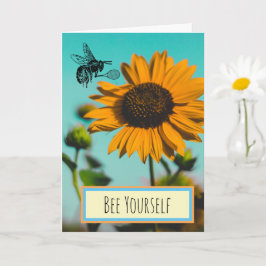 Tarjeta Tenis de Bee Yourself Bumblebee