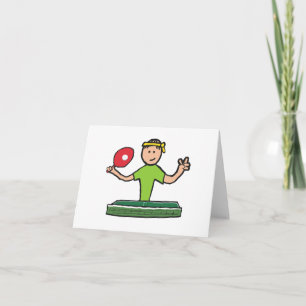 Tarjeta Tenis de mesa