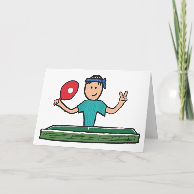 Tarjeta Tenis de mesa (Anverso)