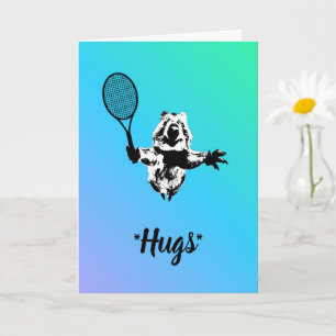 Tarjeta Tenis de Quokka Azul