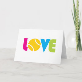 Tarjeta Tenis Lindo - Día de San Valentín