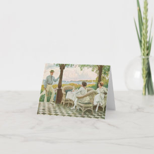 Tarjeta Tenis y té Notecard