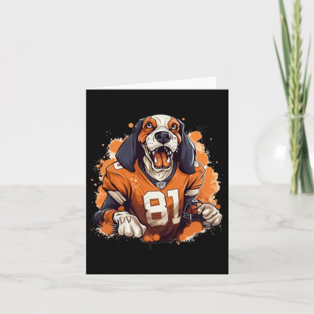 Tarjeta Tennessee Dog Sport Amantes Tennessee Tri Stars (Anverso)