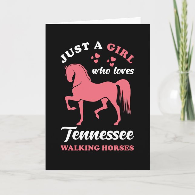 Tarjeta Tennessee Walking Horse (Anverso)