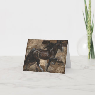 Tarjeta Tennessee Walking Horse Greaming Card