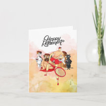 Tennis Happy Retirement player y la acuarela del p