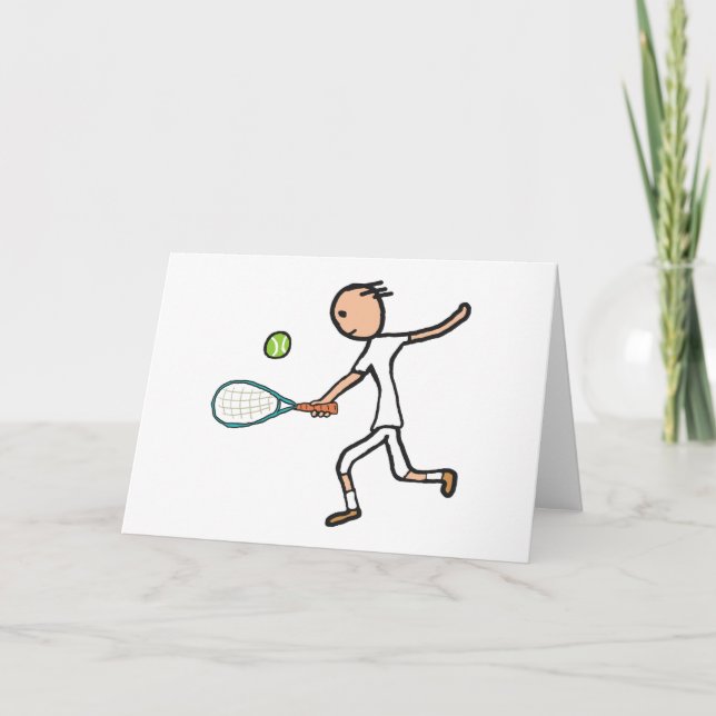 Tarjeta Tennis Player (Anverso)