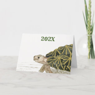 Tarjeta Tent Tortoise   Animal Jigsaw Kid de Turve Beach