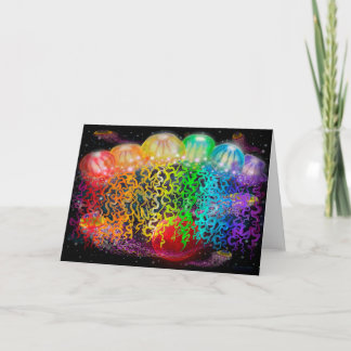 Tarjeta Tentáculos de la medusa espacial